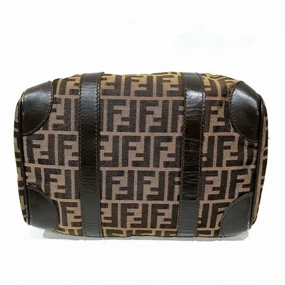 FENDI Zucca pattern Boston bag handbag for women - Picture 3 of 9